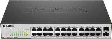 D-LINK DGS-1100-26MP 24-Port Gigabit-LAN PoE+, 2-Port SFP PoE+, Smart Managed